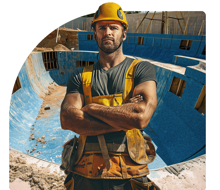 Protect your pool construction team from work-related injuries. Our Workers' Comp covers medical expenses, ensuring financial security and peace of mind.
